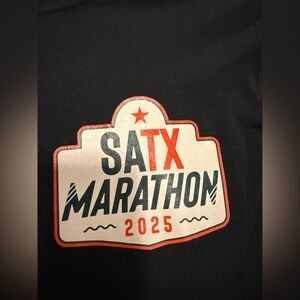 SATX Marathon 2025 Black T-Shirt